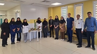 بازدید نوروز دکتر احمدی از بیمارستان حضرت قائم(عج) و مرکز خدمات جامع سلامت خوسف